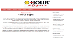 Desktop Screenshot of 1-hour-signs.ca
